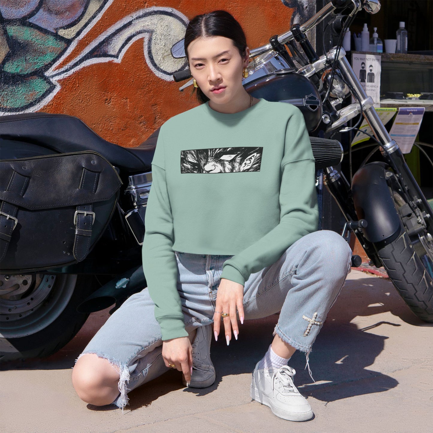 Vengeful Spirit Berserk Premium Cropped Sweatshirt