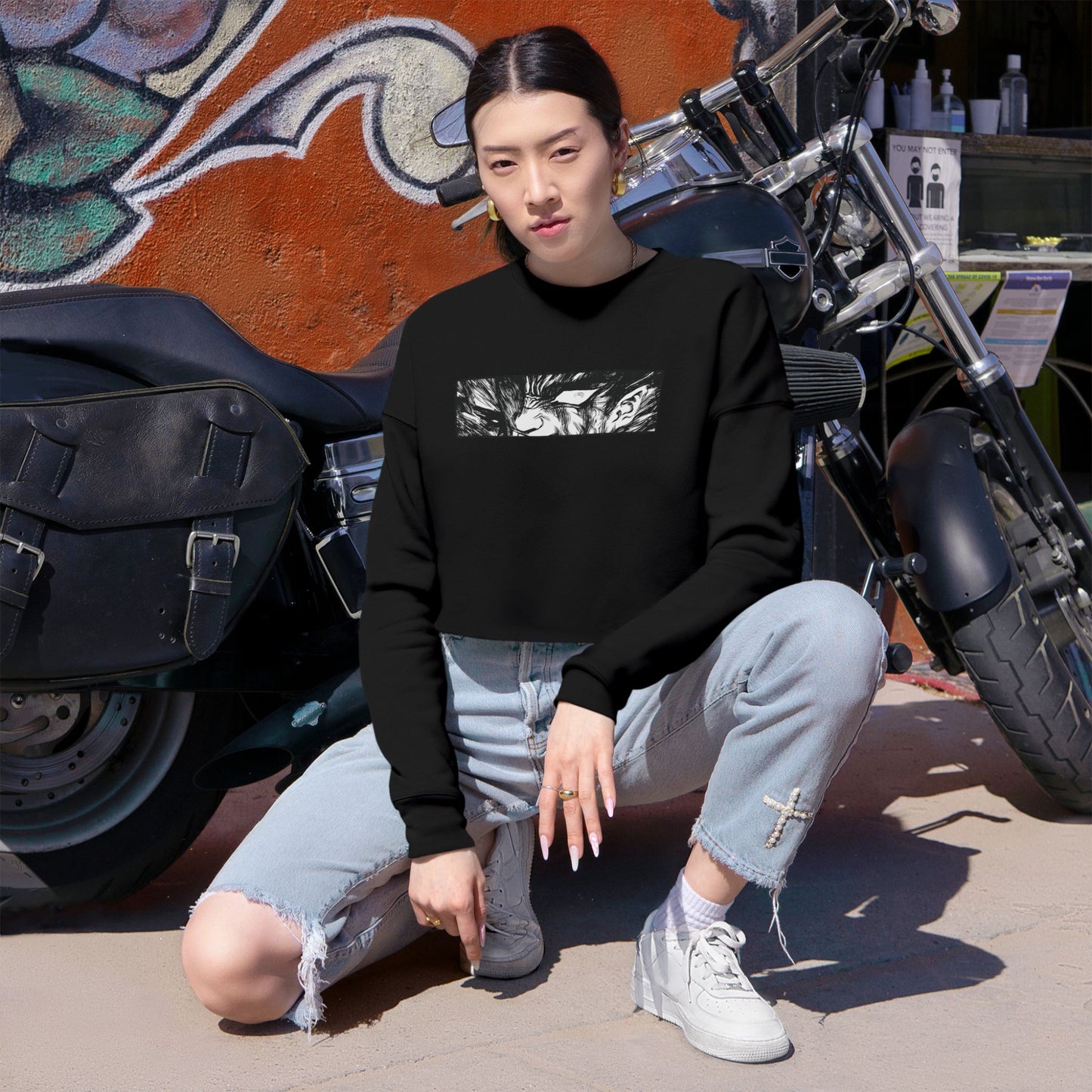 Vengeful Spirit Berserk Premium Cropped Sweatshirt